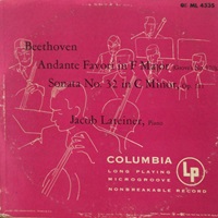 Columbia : Lateiner - Beethoven Sonata No. 32, Andante favori